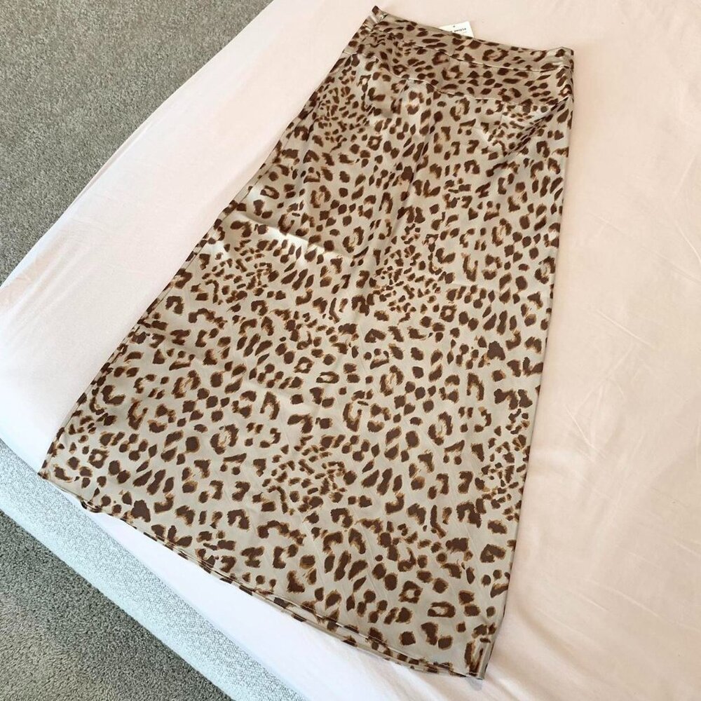 Free People Cheetah Print Maxi Skirt